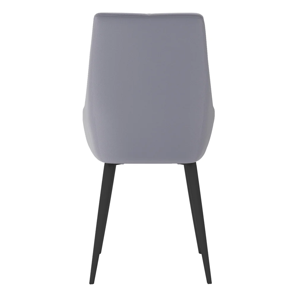 Livingandhome 2 Pack Upholstered Velvet Dining Chairs - Image 5