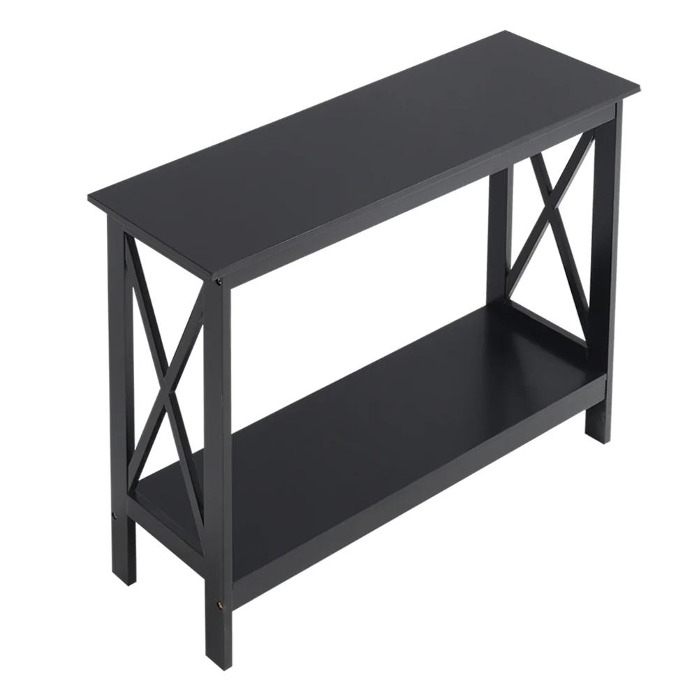 Livingandhome 2-Tier Narrow Hallway Console Table - Image 5