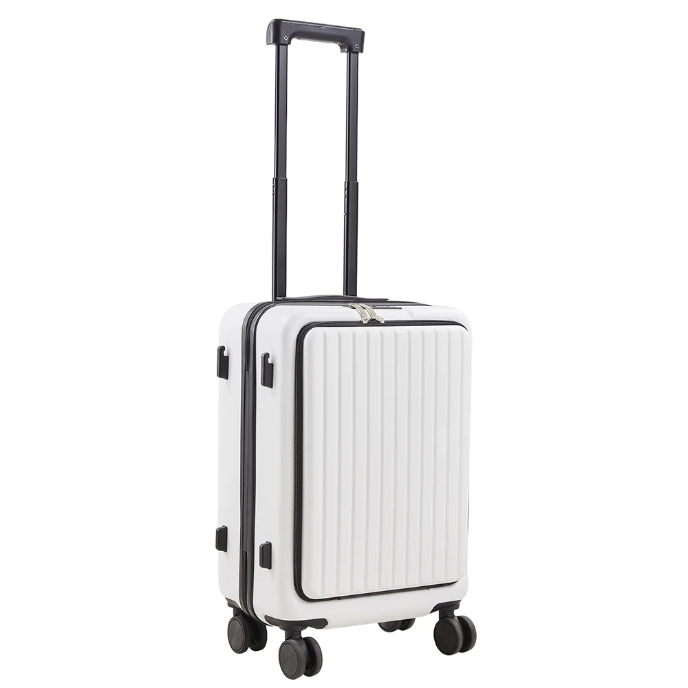 Livingandhome 20" Cabin Front Opening Suitcase With TSA Lock And USB Charging Port - Image 3