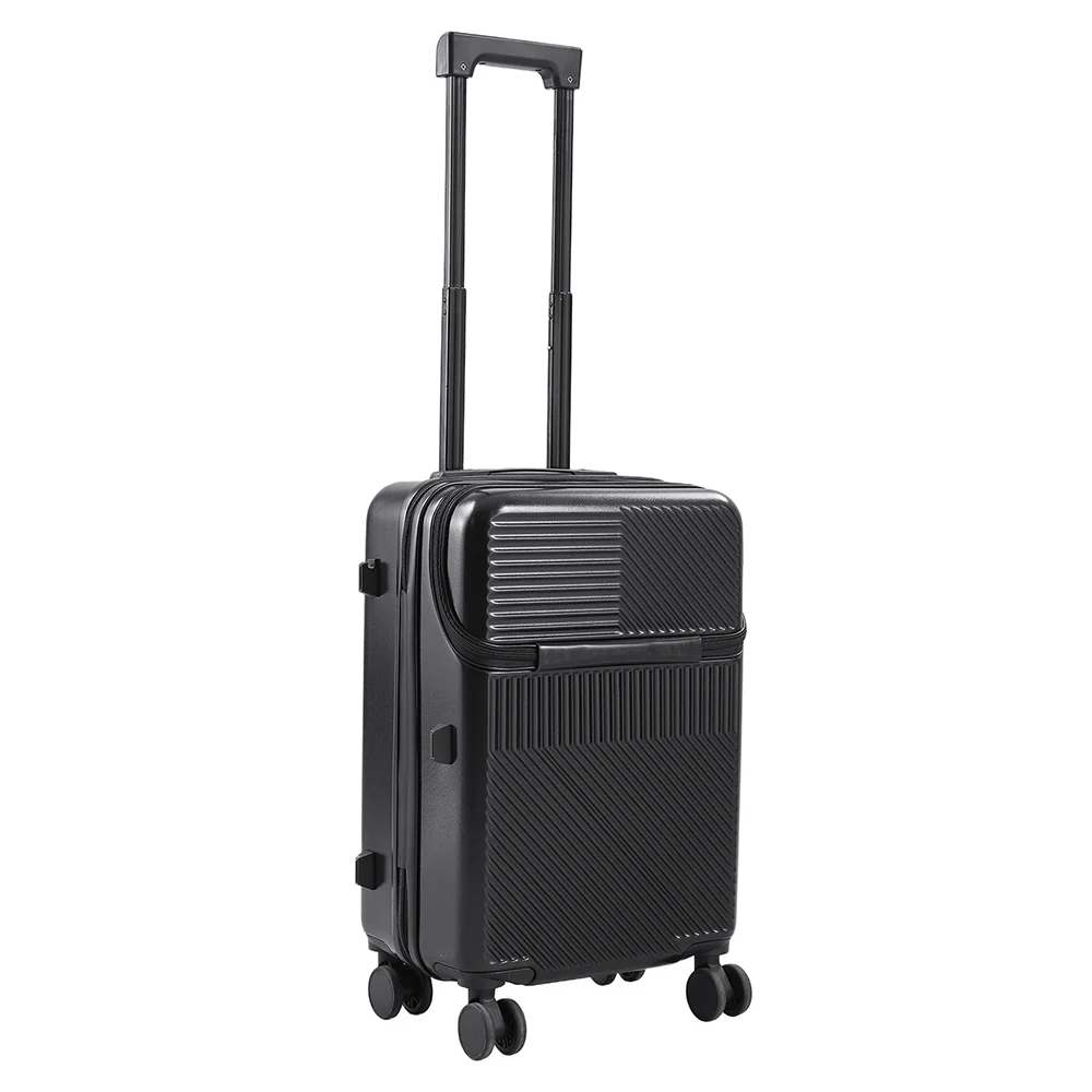 Livingandhome 20 Inch Front Opening Suitcase with TSA Lock and USB Charging Port - Image 4