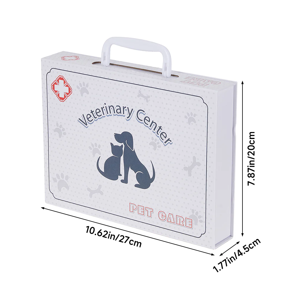 Livingandhome 23Pcs Veterinarian Kids Toy Set for Pretend Play - Image 3
