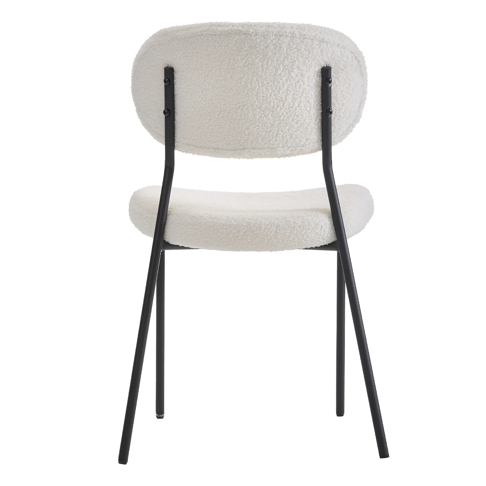Livingandhome 2Pcs Upholstered Dining Chair with Metal Frame - Image 5