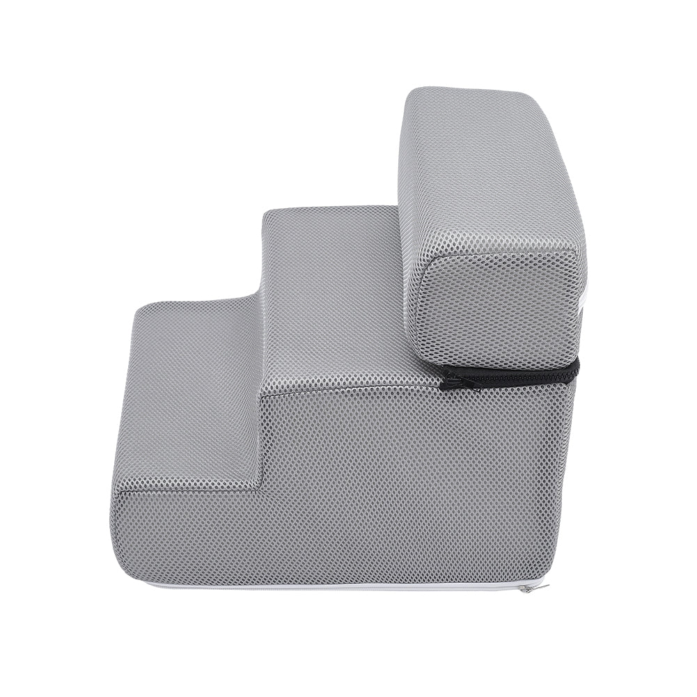 Livingandhome 3-step Upholstered Pet Stairs - Image 4