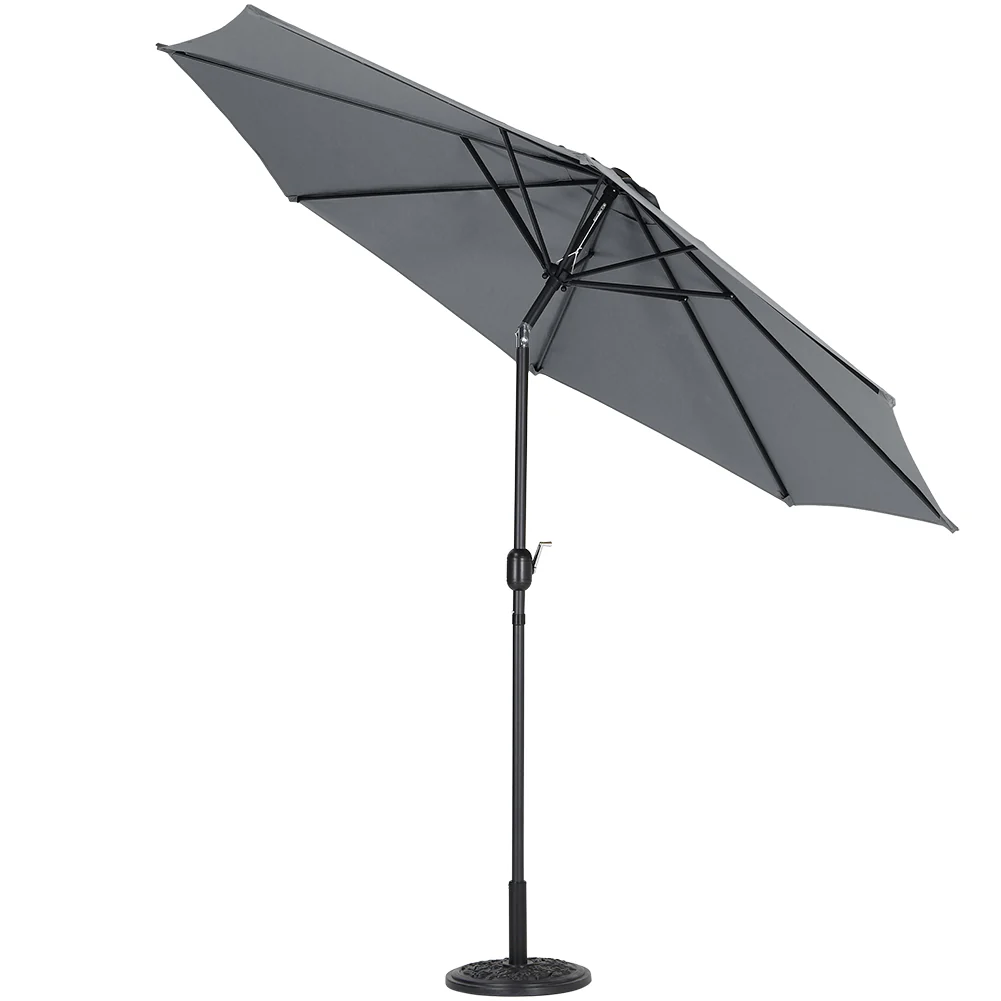 Livingandhome 3M Large Rotating Patio Parasol for Outdoor Sunshade and Rain - Image 3