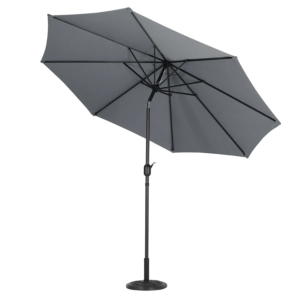 Livingandhome 3M Large Rotating Patio Parasol for Outdoor Sunshade and Rain - Image 4