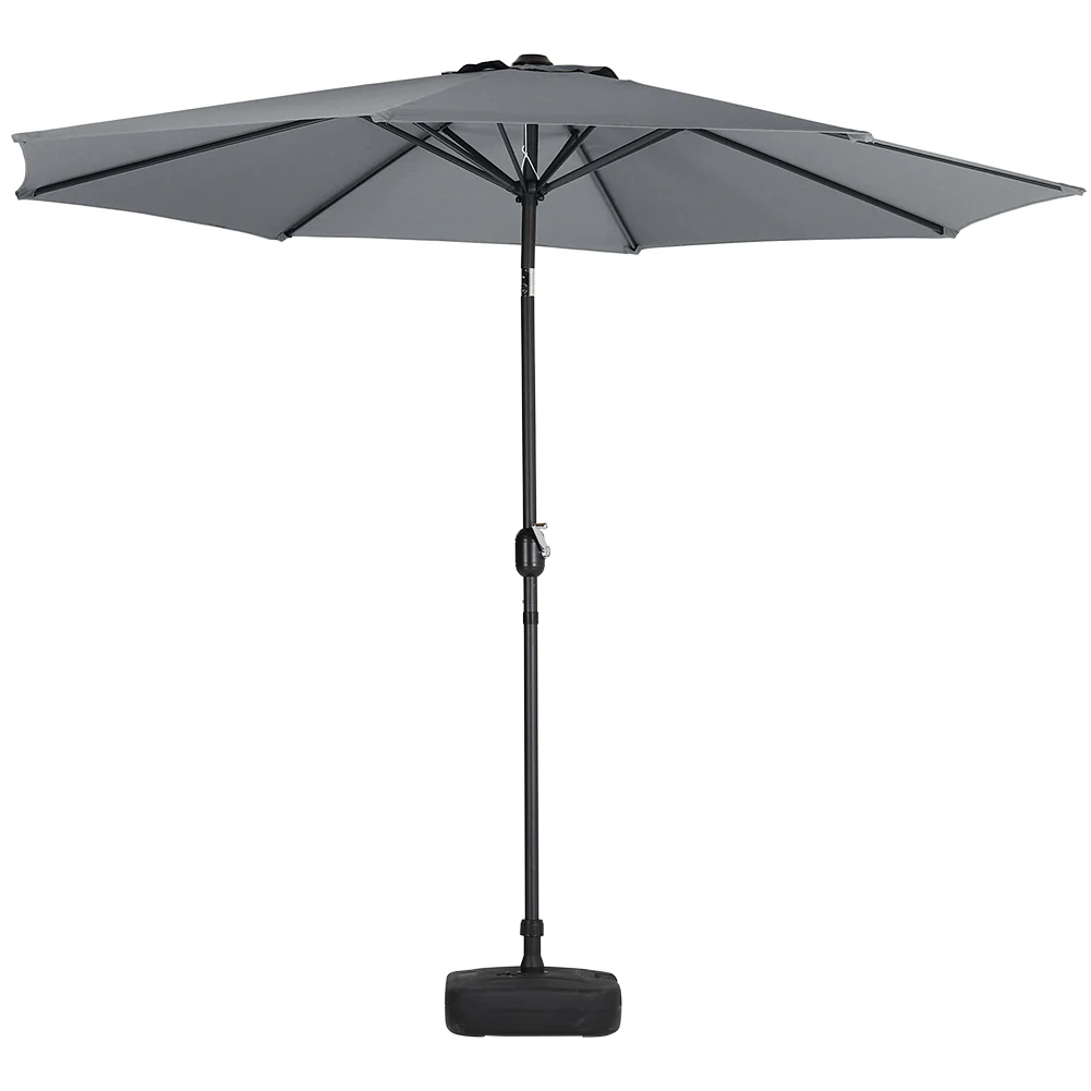 Livingandhome 3M Large Rotating Patio Parasol for Outdoor Sunshade and Rain - Image 9