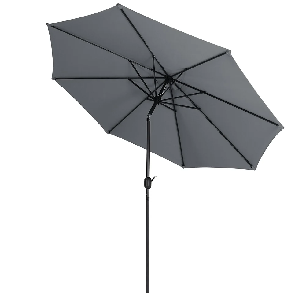 Livingandhome 3M Large Rotating Patio Parasol for Outdoor Sunshade and Rain - Image 3