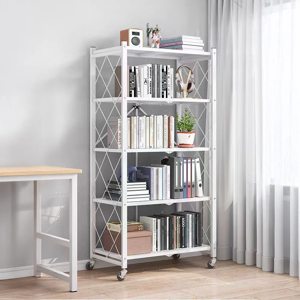 Livingandhome 5-Tier Freestanding Metal Storage Unit - Image 2