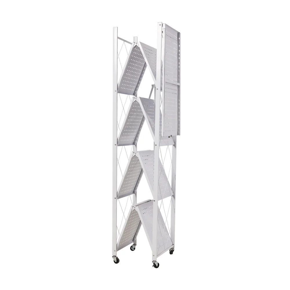Livingandhome 5-Tier Freestanding Metal Storage Unit - Image 4