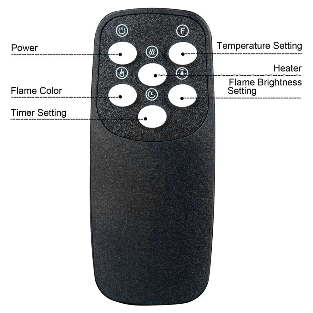 Livingandhome 60inch Wall Mounted Electric Fireplace - Image 4