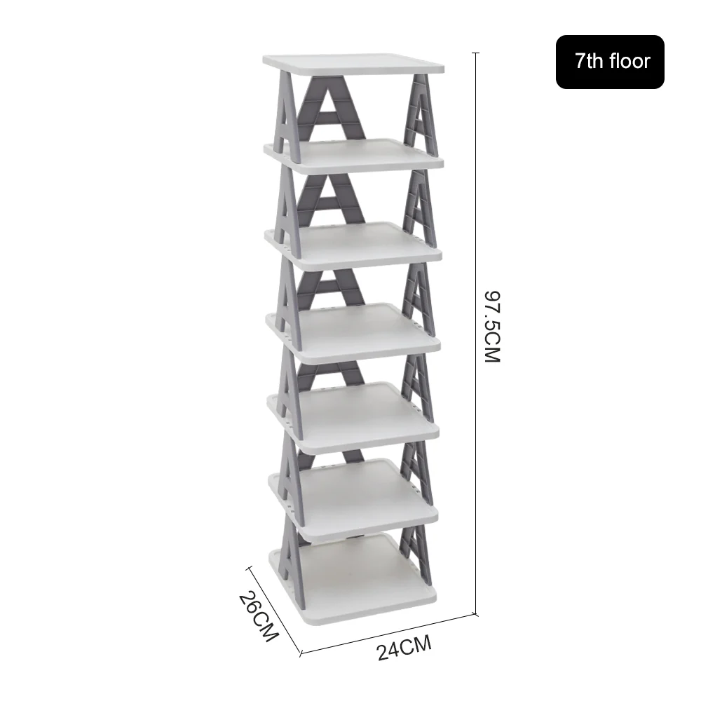 Livingandhome 7-Layer Vertical Shoe Rack - Image 4