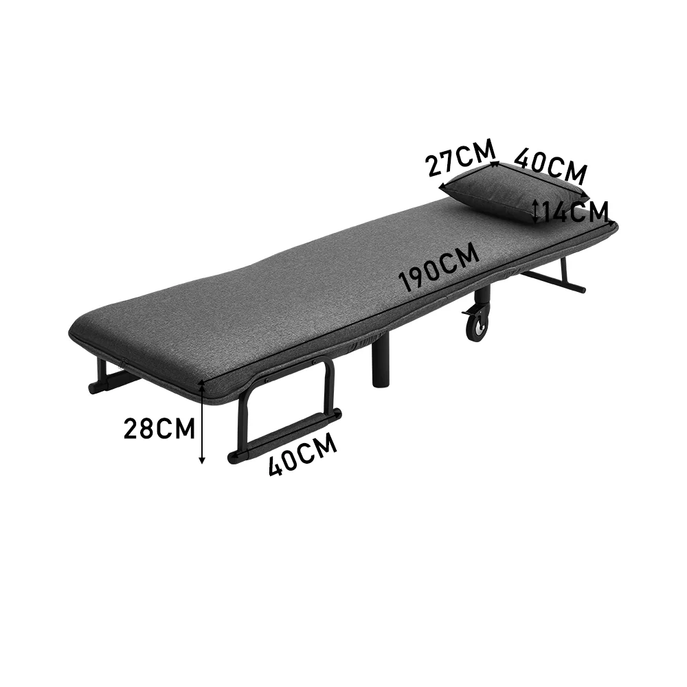 Livingandhome Adjustable 3-in-1 Reclining Sofa Bed - Image 7