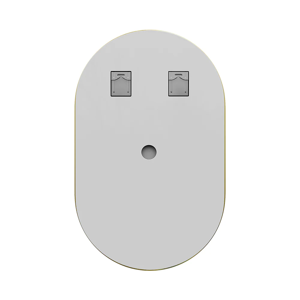 Livingandhome Anti-Fog Oval Wall Mounted LED Mirror - Image 4