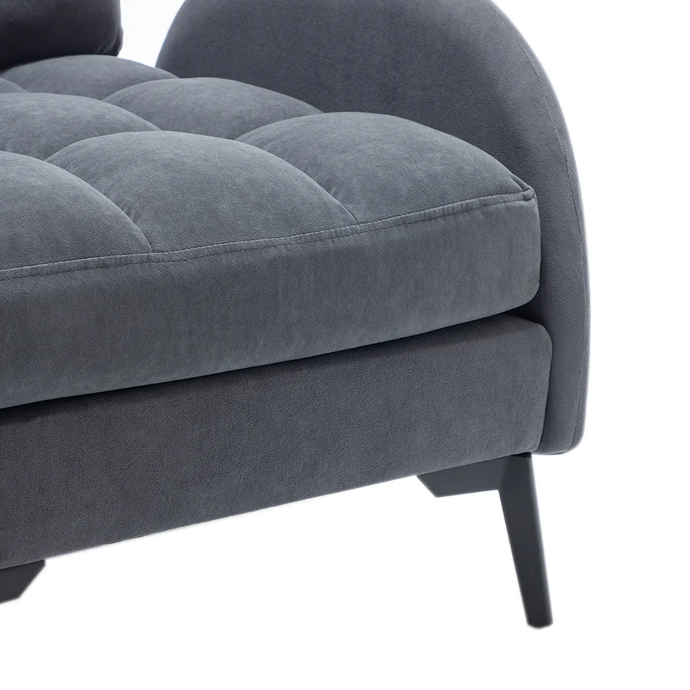Livingandhome Armchair and Ottoman Recliner Set - Image 2