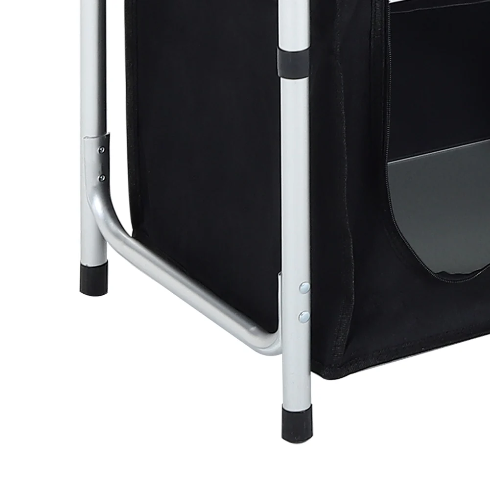 Livingandhome Camping Kitchen Stand Unit Storage Portable Outdoor - Image 3