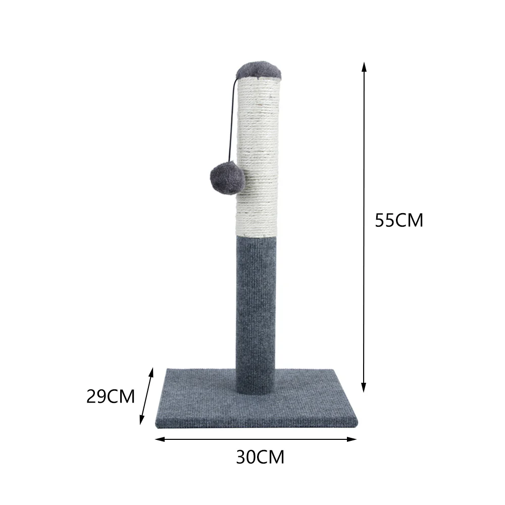 Livingandhome Cat Scratching Post With Hanging Ball - Image 7