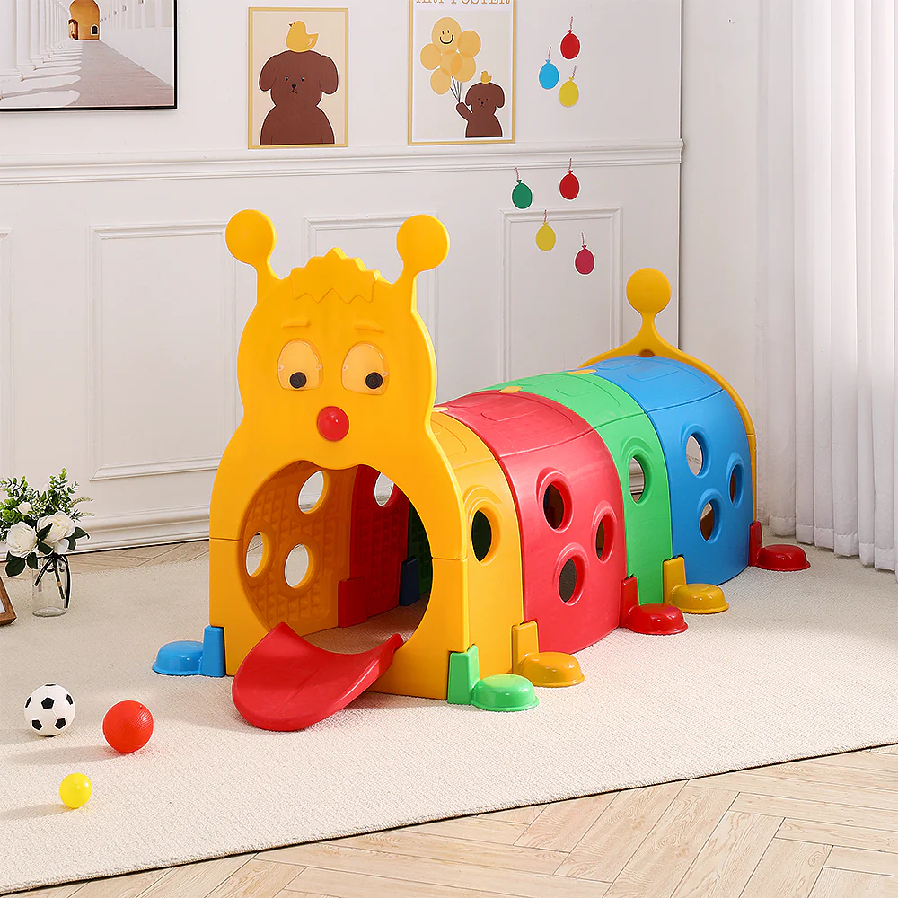 Livingandhome Caterpillar Crawl And Climb Tunnel For Kids