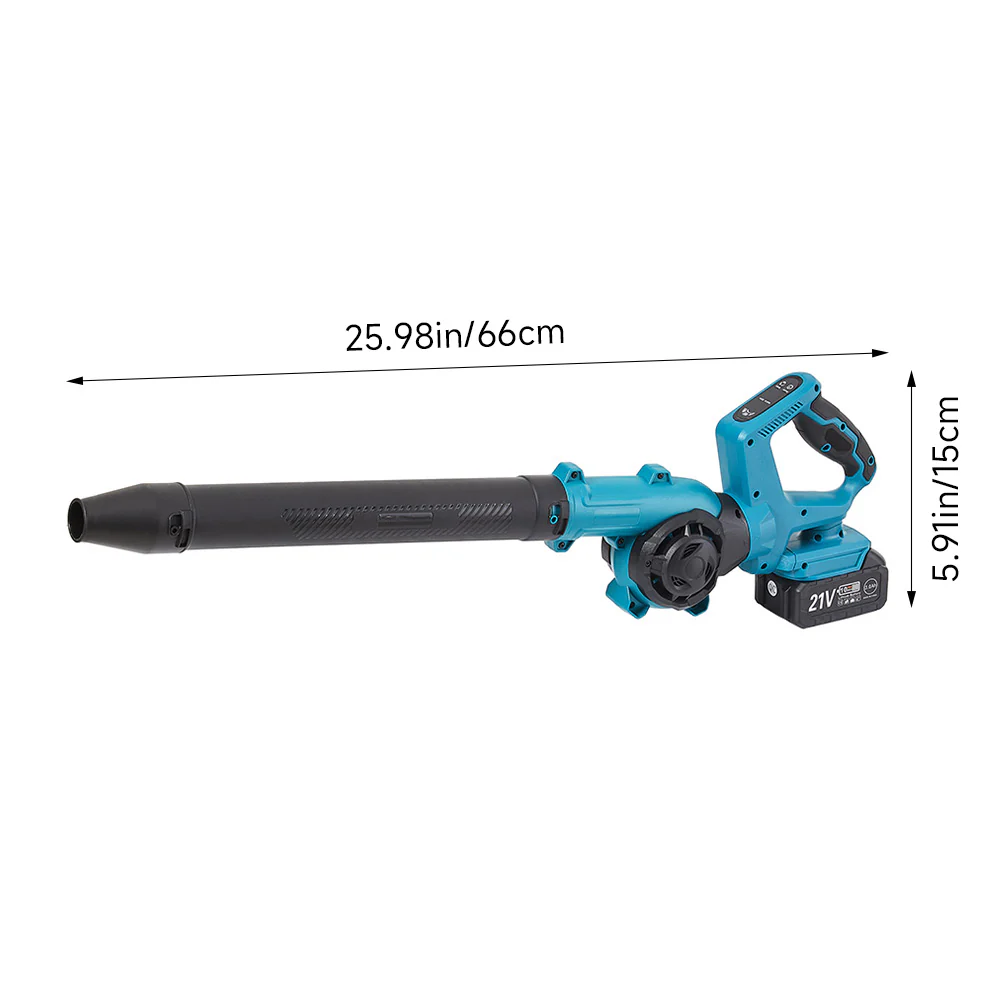 Livingandhome Cordless Handheld Leaf Blower with 2 Batteries - Image 8