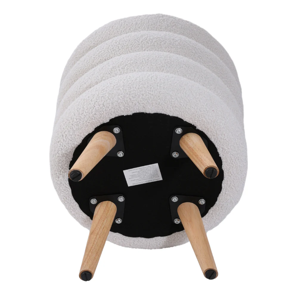 Livingandhome Creative Teddy Fabric Footstool - Image 5