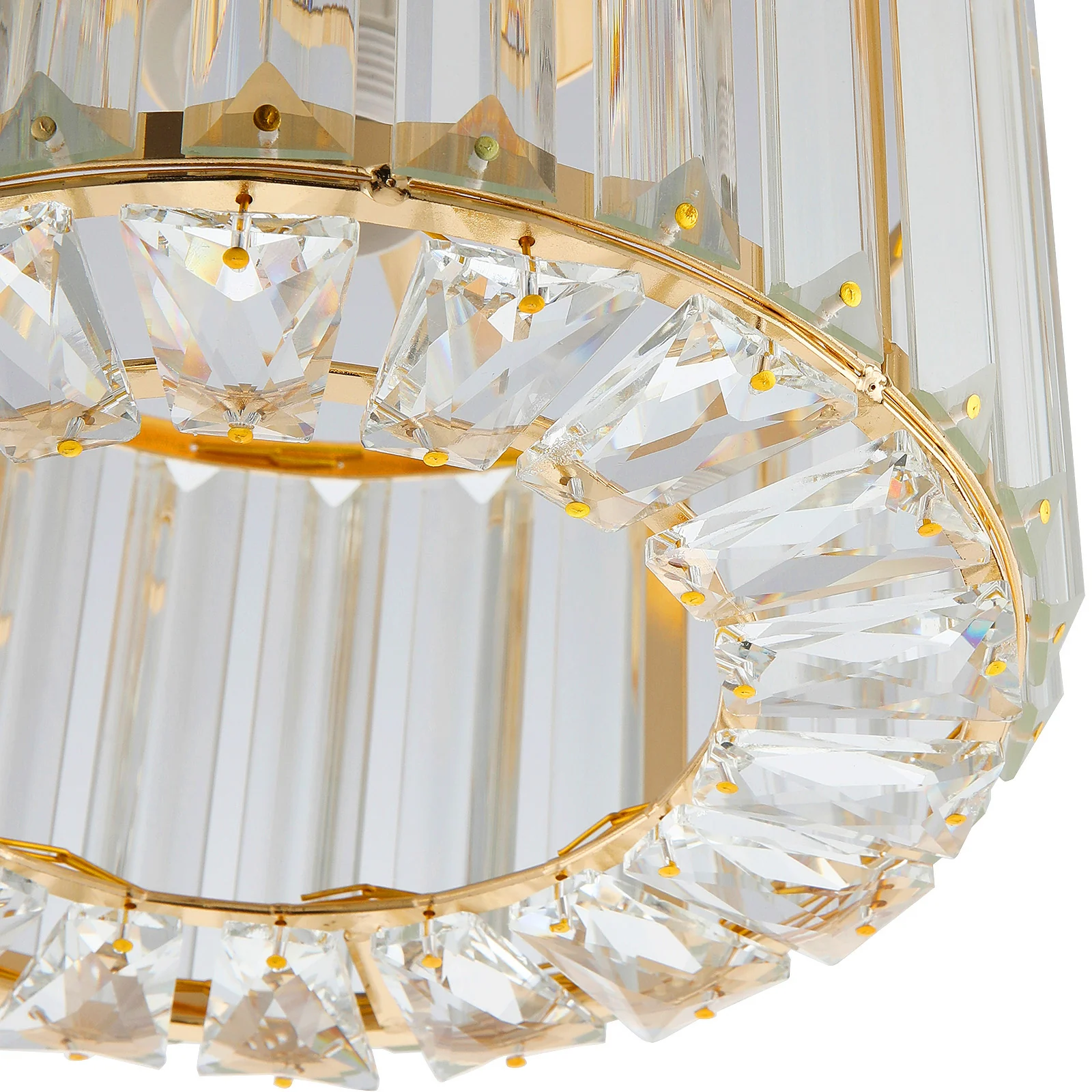 Livingandhome Crystal Mount Ceiling Light - Image 6