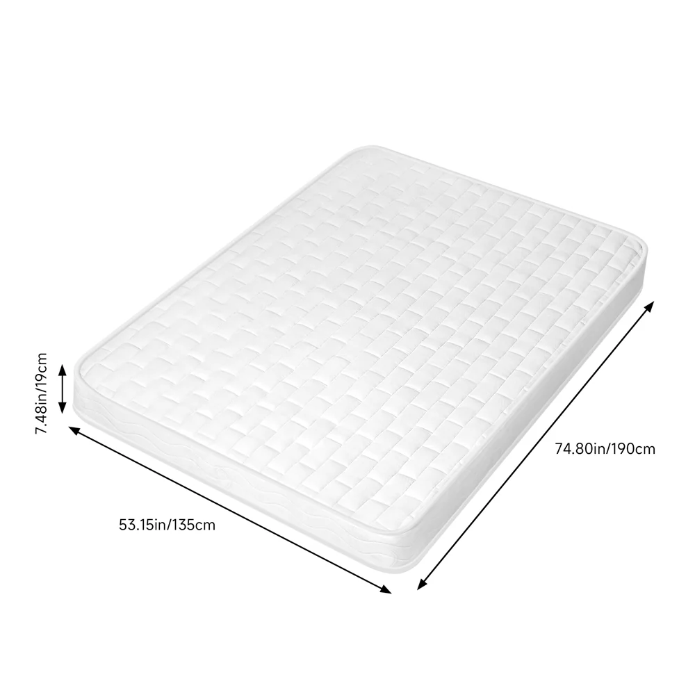 Livingandhome Double Mattress With Springs & Fireproof Fabric - Image 8
