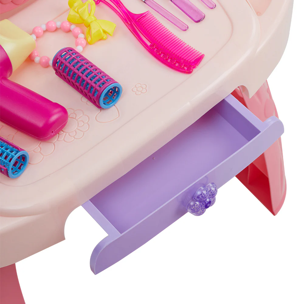 Livingandhome Dressing Table Toy Set With Drawer For Kids - Image 7