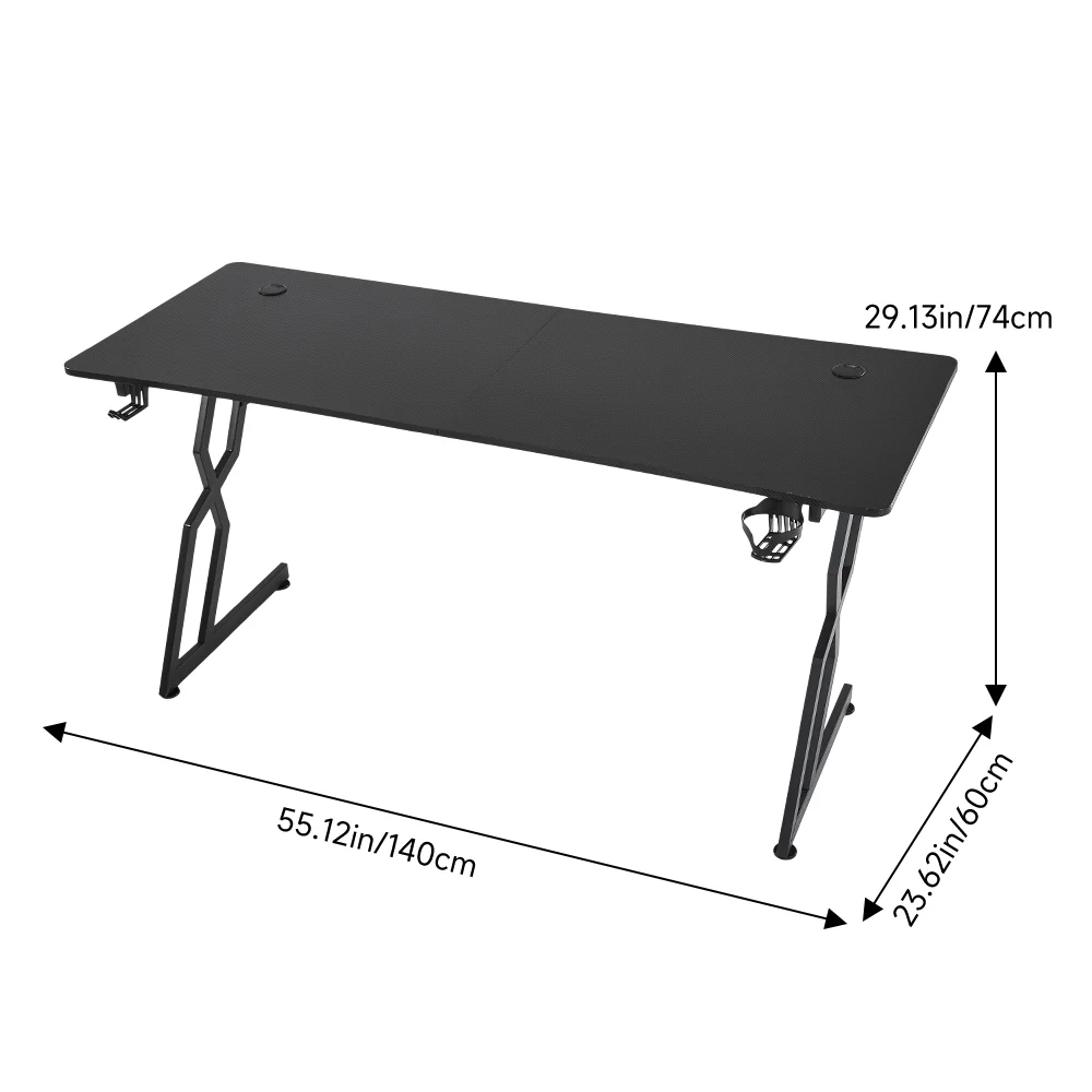 Livingandhome Durable Gaming Table with Cup Holder - Image 5