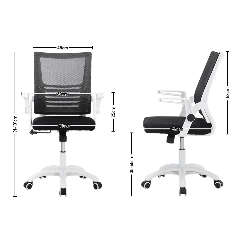Livingandhome Ergonomic Mesh Office Desk Swivel Chair - Image 2