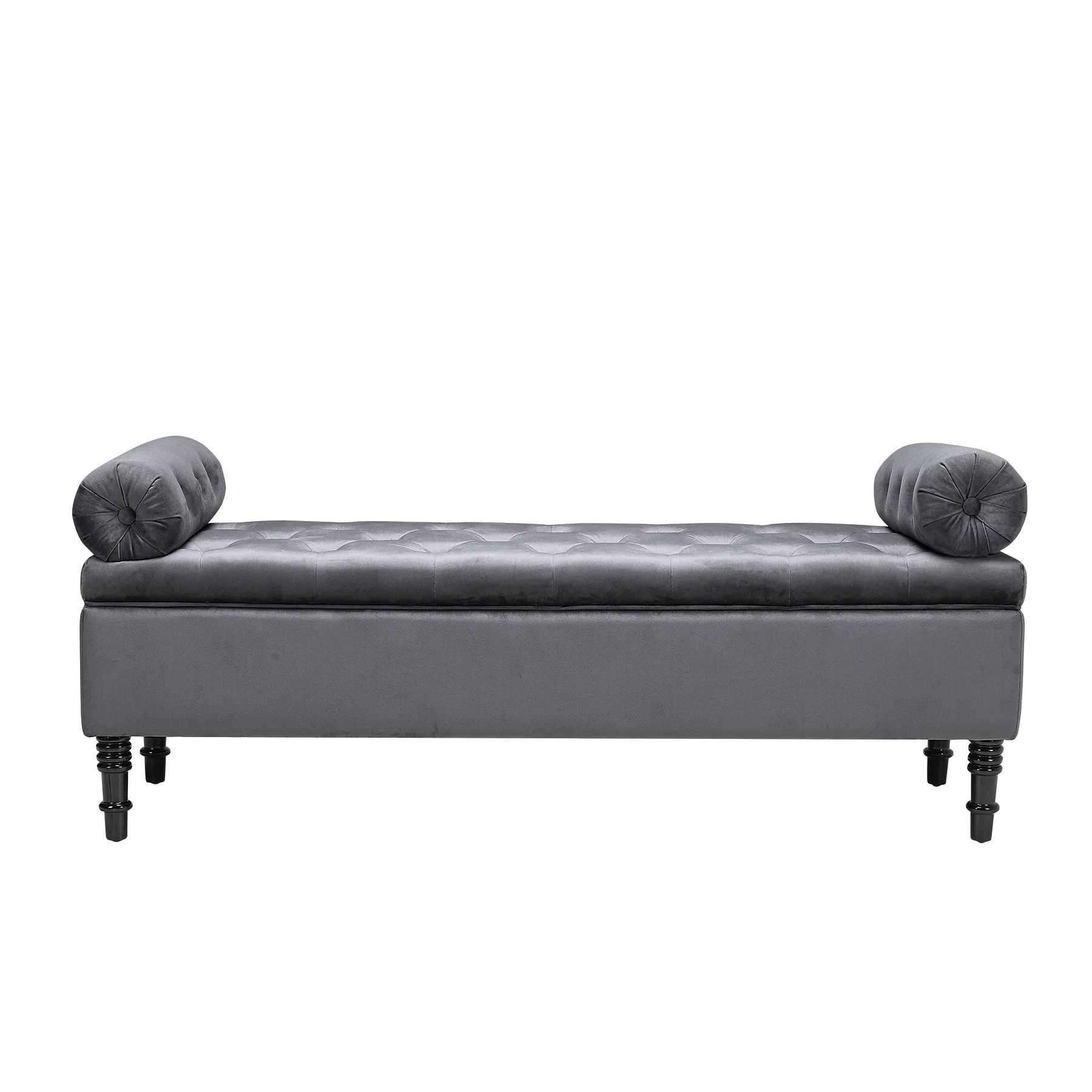 Livingandhome Flip Top Storage Bench With Side Arms - Image 10