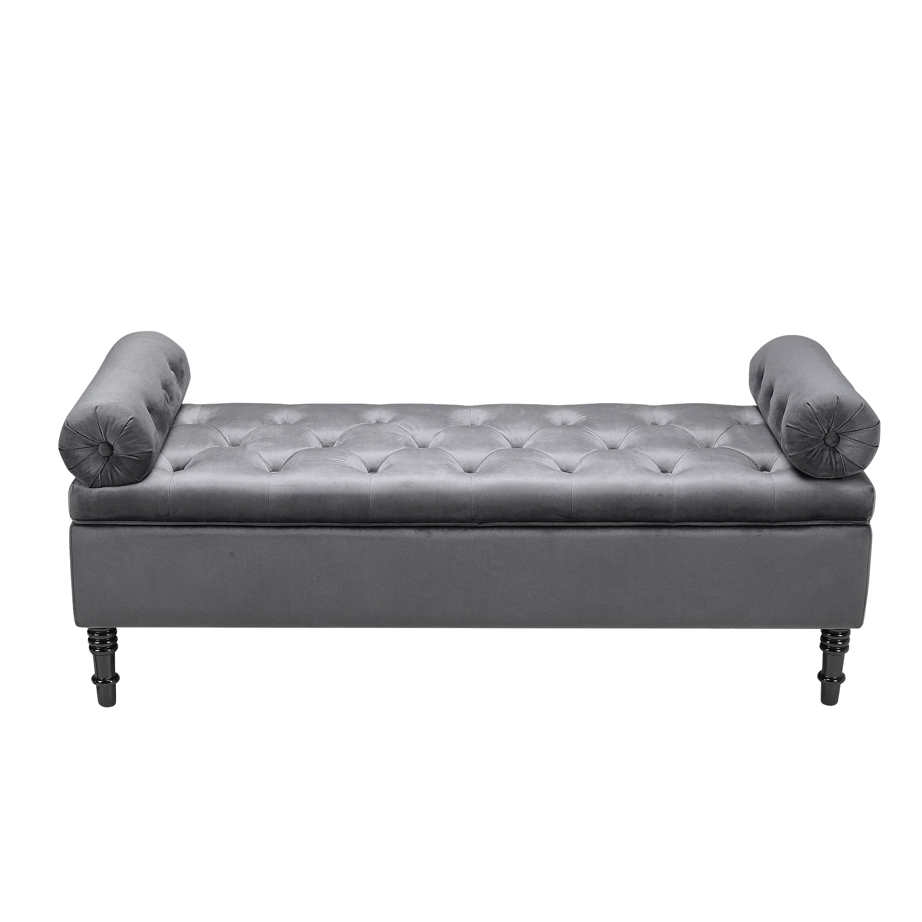 Livingandhome Flip Top Storage Bench With Side Arms - Image 11