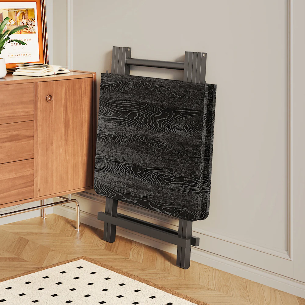 Livingandhome Folding Wooden Dining Table - Image 2
