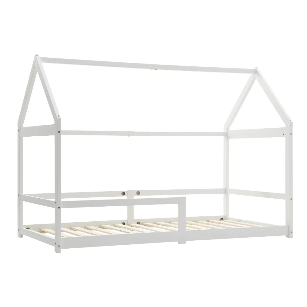 Livingandhome Kid's Pine Wood House Bed - Image 6