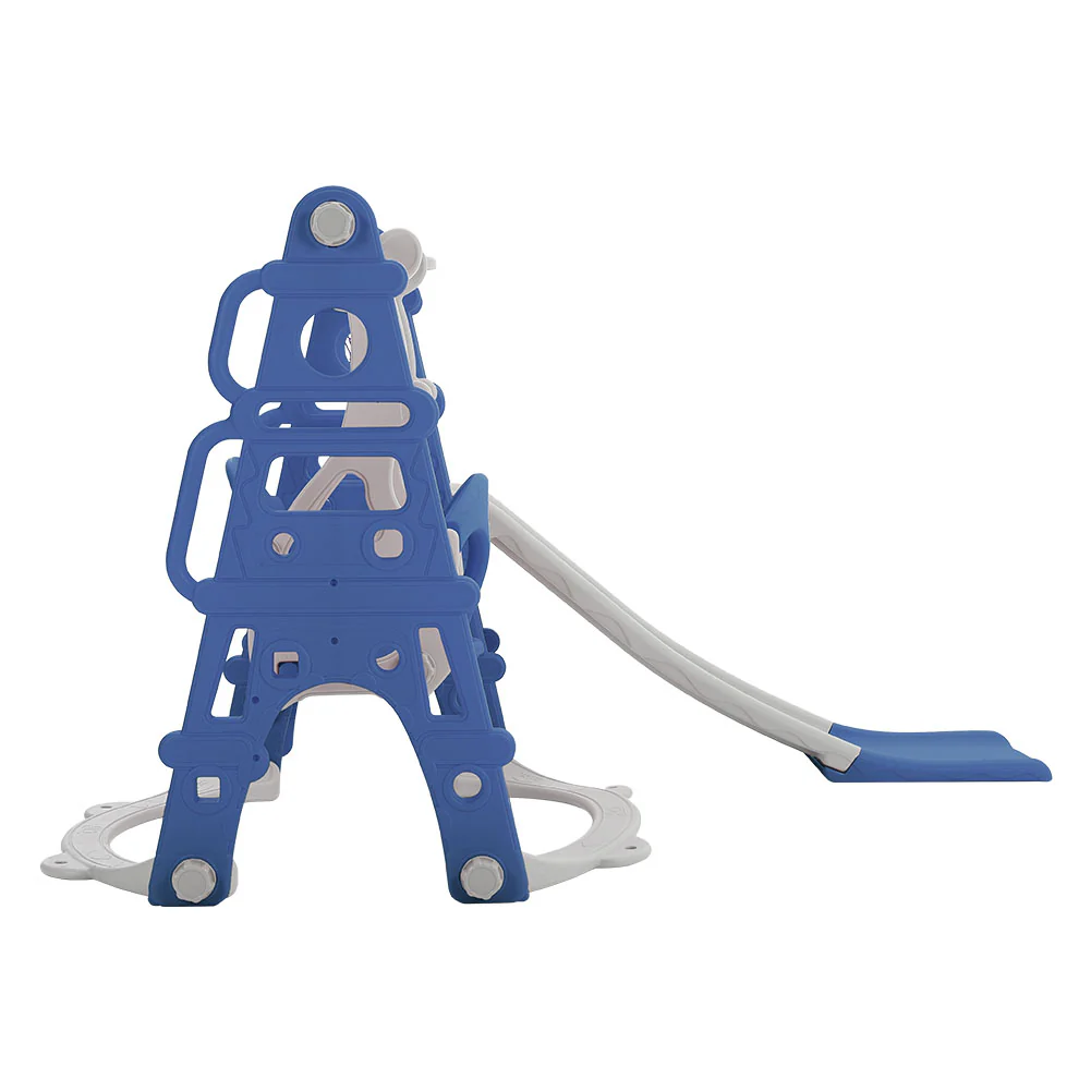 Livingandhome Kids Toddler Swing and Slide Set with Basketball Hoop - Image 4