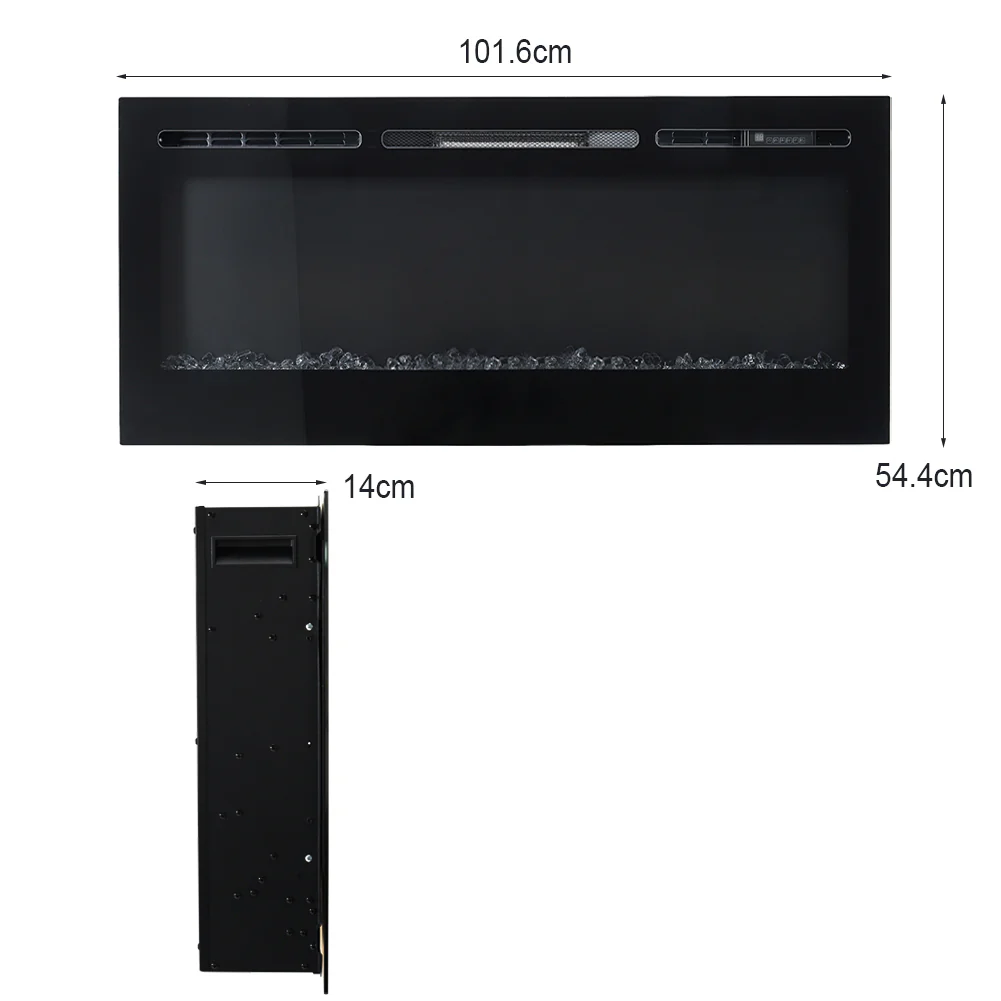 Livingandhome Linear Electric Fireplace Recessed - Image 7