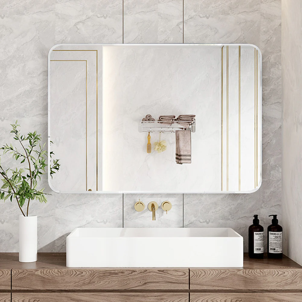 Livingandhome Minimalist Round Wall Mirror - Image 4