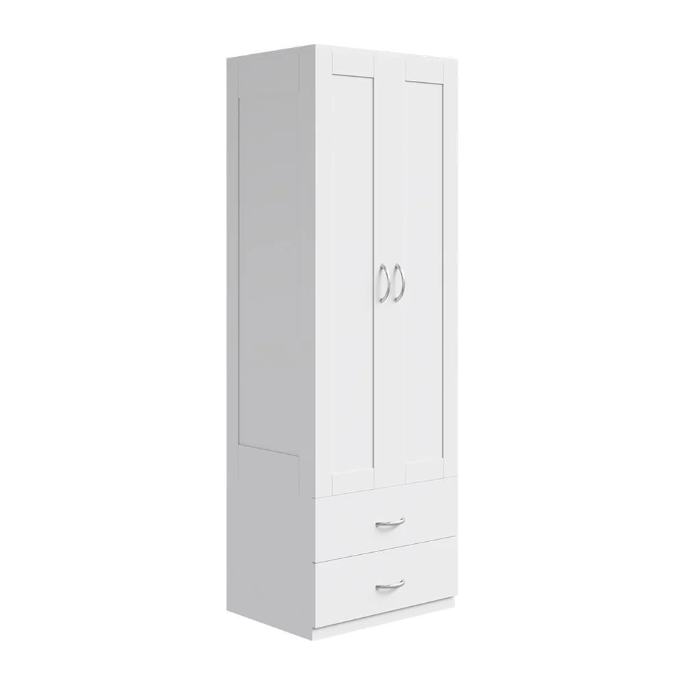 Livingandhome Modern 2-Door Wardrobe - Image 4