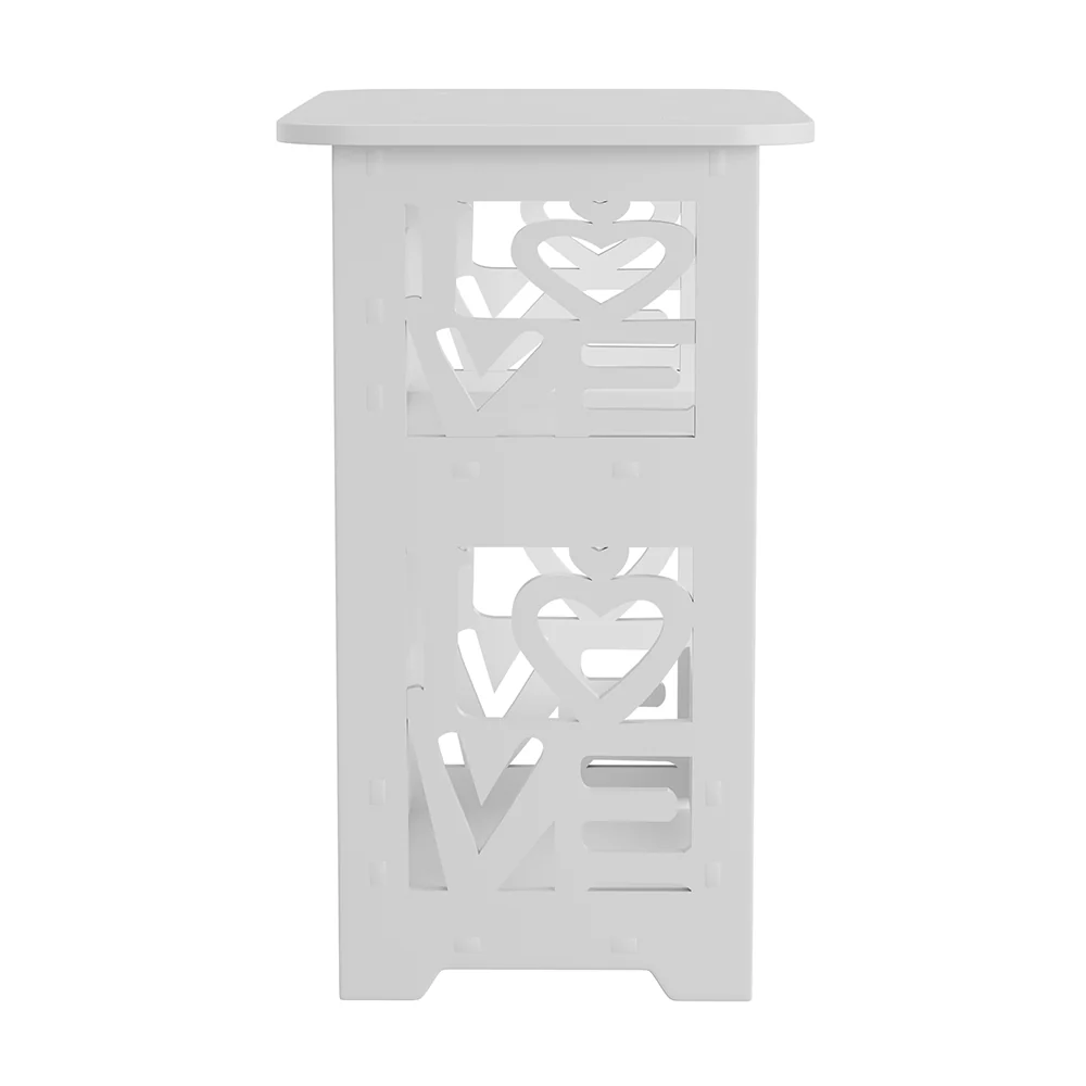 Livingandhome Modern 2-Tier Sofa Side Table - Image 6