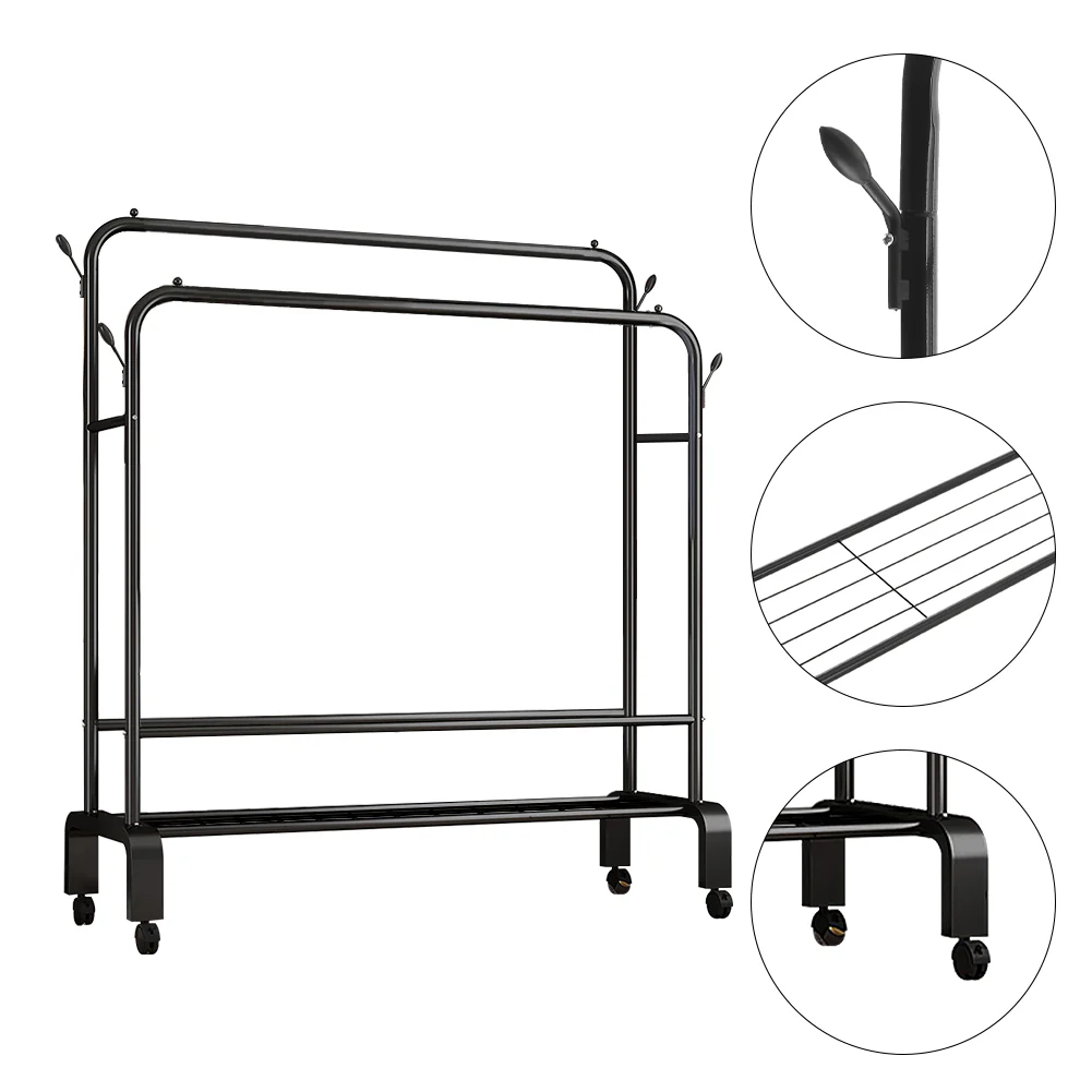 Livingandhome Modern Home Clothes Storage Rack - Image 2