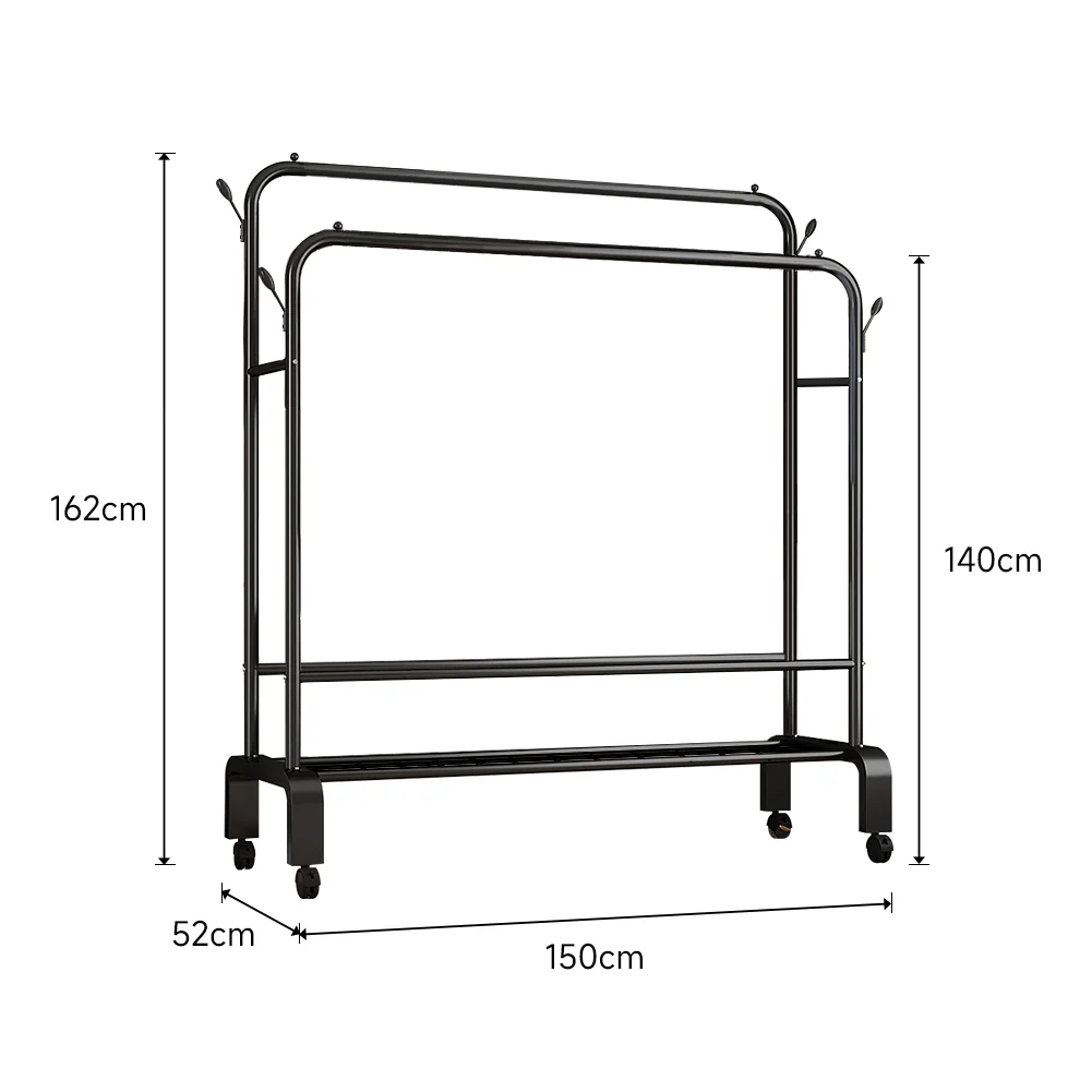 Livingandhome Modern Home Clothes Storage Rack - Image 4