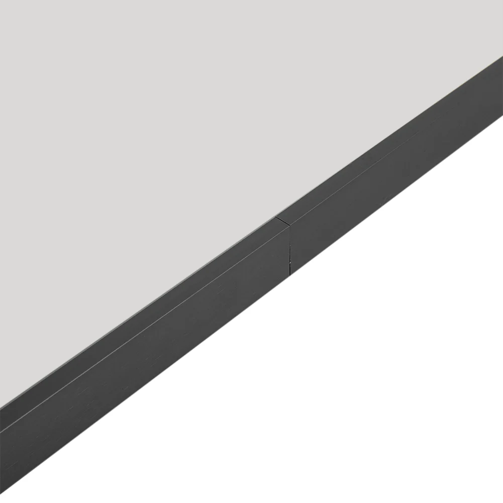 Livingandhome Modern Oval Metal Full Length Wall Mirror Black - Image 5