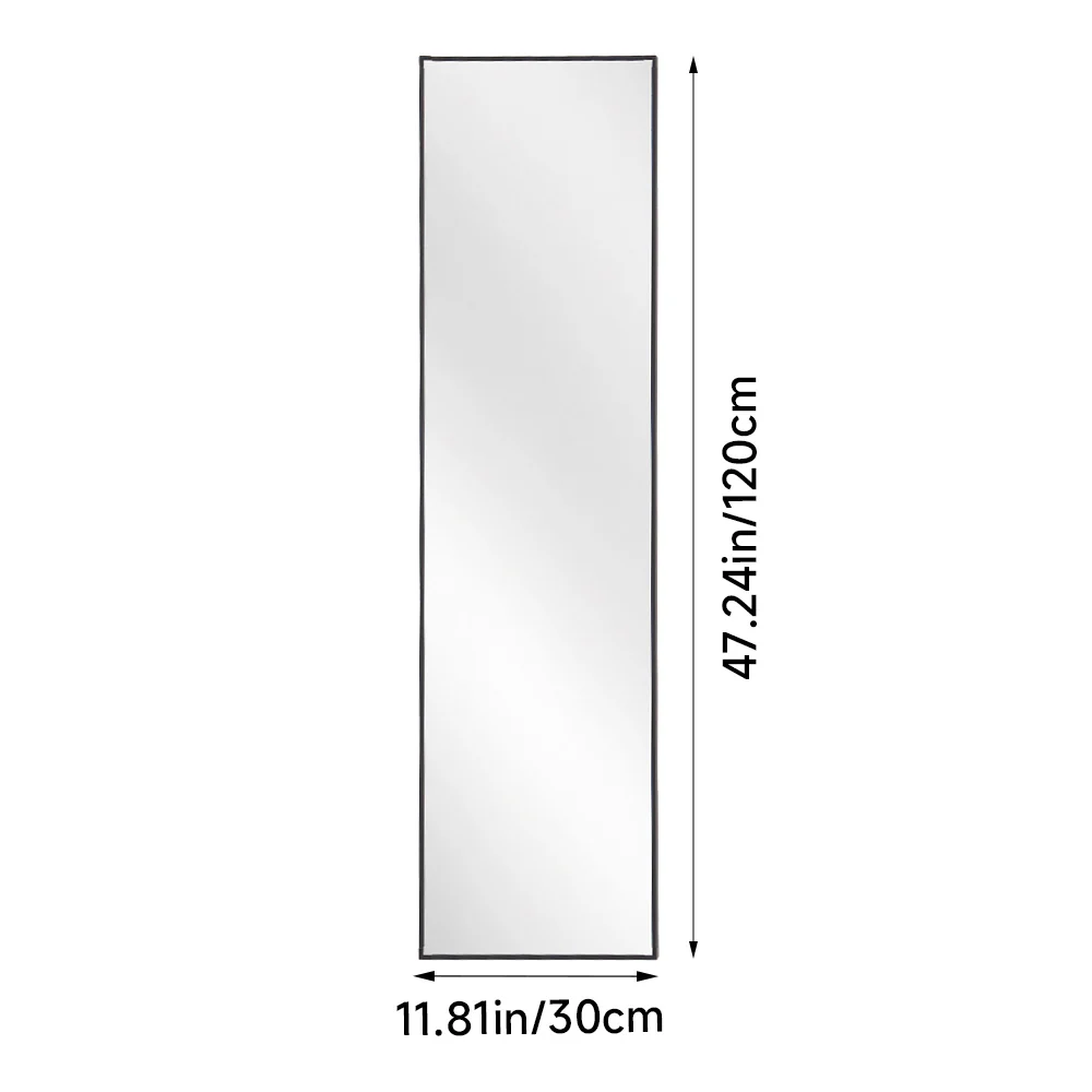 Livingandhome Modern Slim Frame Full Length Wall Mirror - Image 6