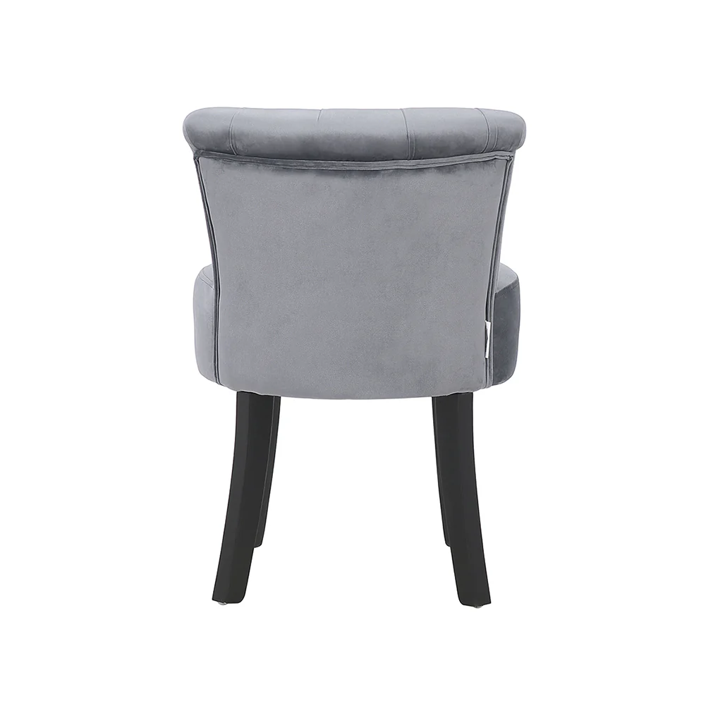 Livingandhome Modern Upholstered Buttoned Stool for Dressing Table - Image 5