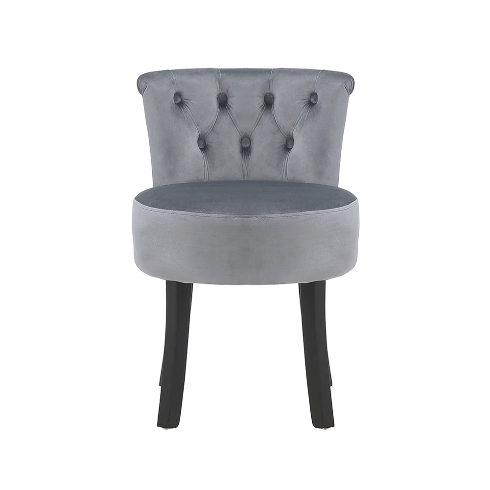 Livingandhome Modern Upholstered Buttoned Stool for Dressing Table - Image 7