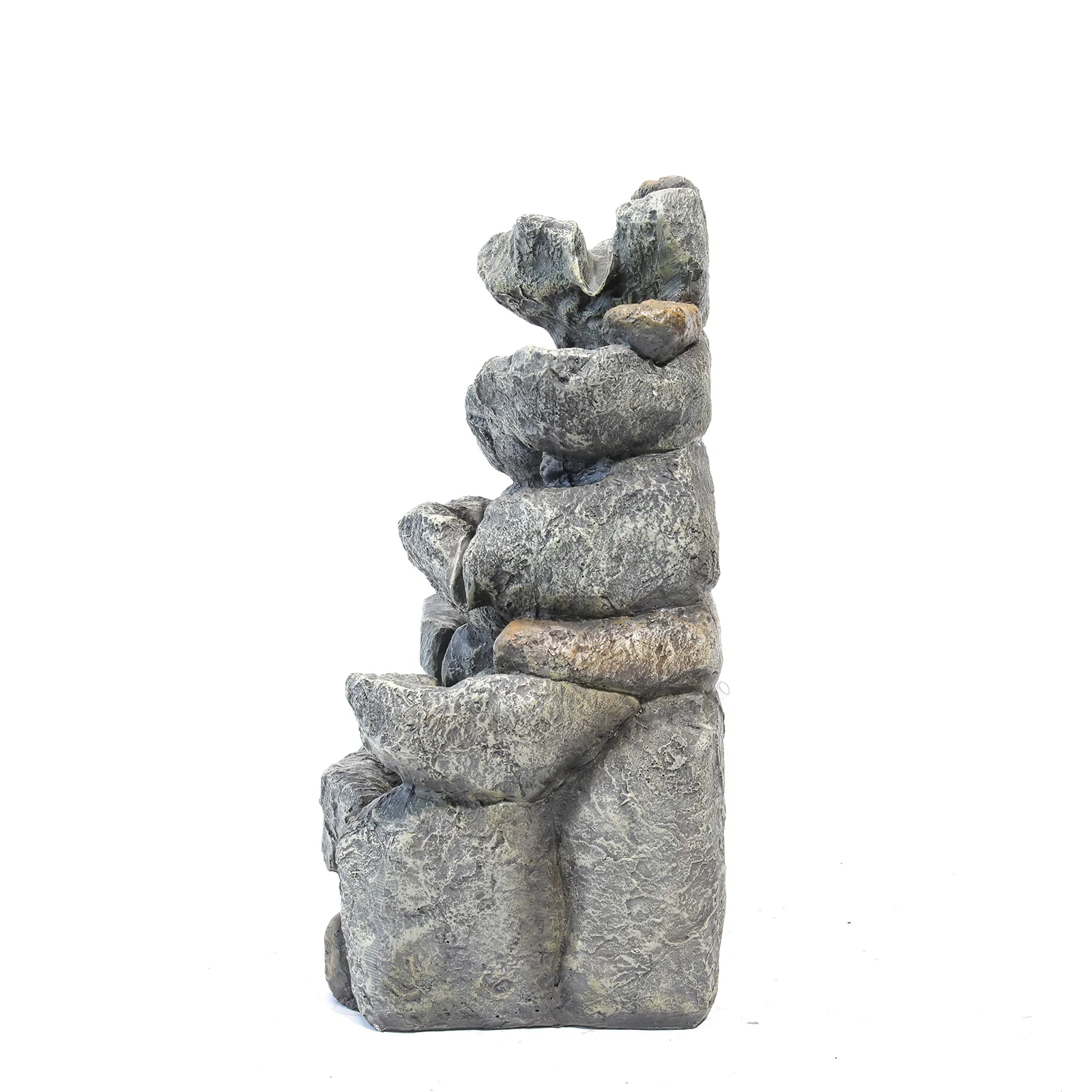 Livingandhome Outdoor Fountain Water Feature Waterfall Solar Powered - Image 6