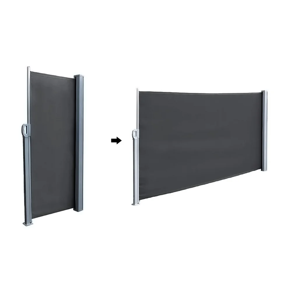 Livingandhome Outdoor Retractable Privacy Side Awning - Image 4