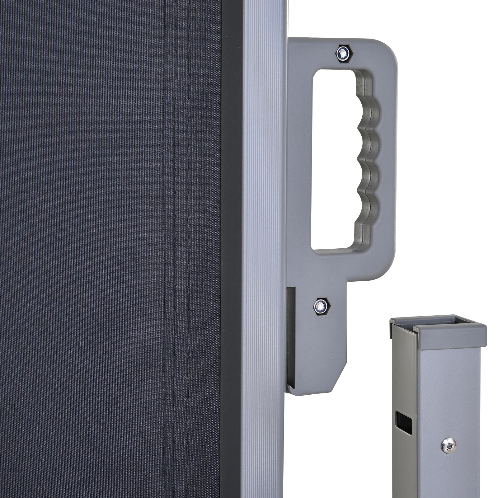 Livingandhome Outdoor Retractable Privacy Side Awning - Image 6
