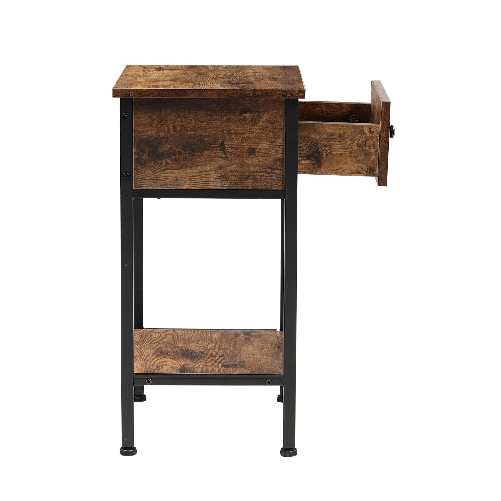 Livingandhome Particleboard Industrial Side Table - Image 3