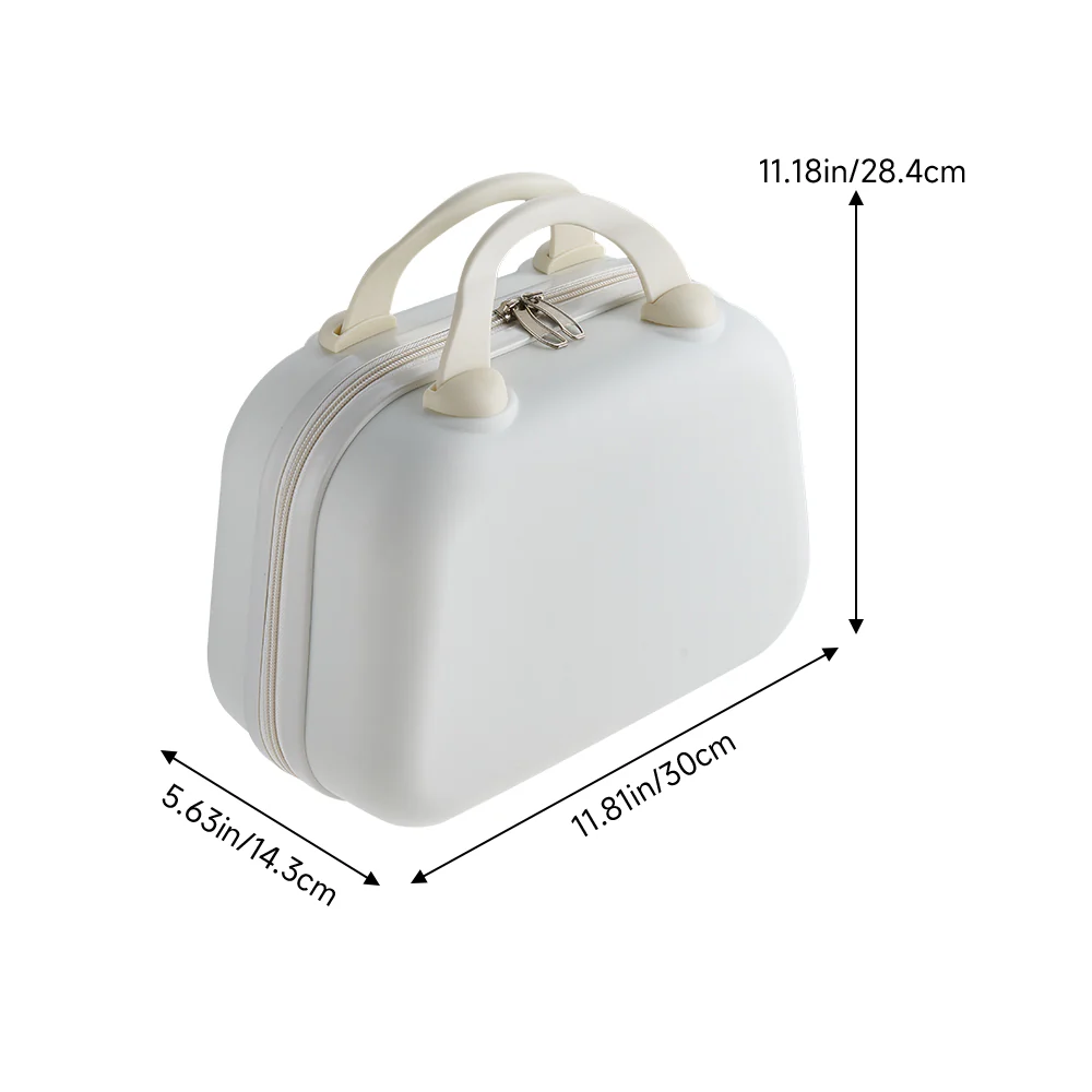 Livingandhome Portable Hard Shell Handheld Makeup Travel Case - Image 8