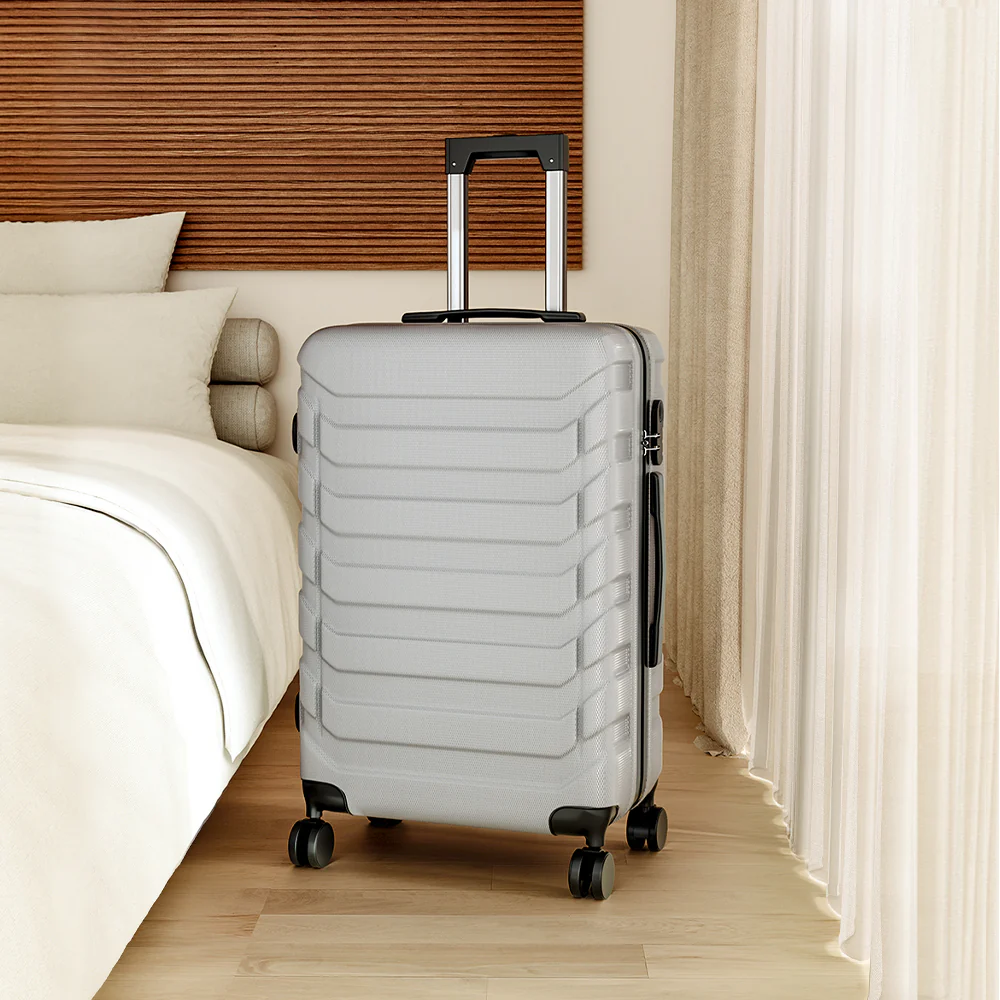 Livingandhome Rolling Hardshell Luggage Travel Suitcase - Image 2