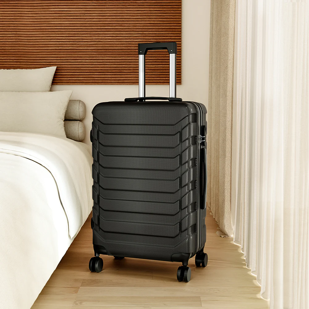 Livingandhome Rolling Hardshell Luggage Travel Suitcase - Image 2